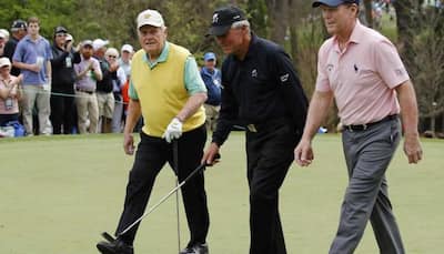 US Masters: Watson wins Par-3 for the old guard, young Nicklaus makes ace