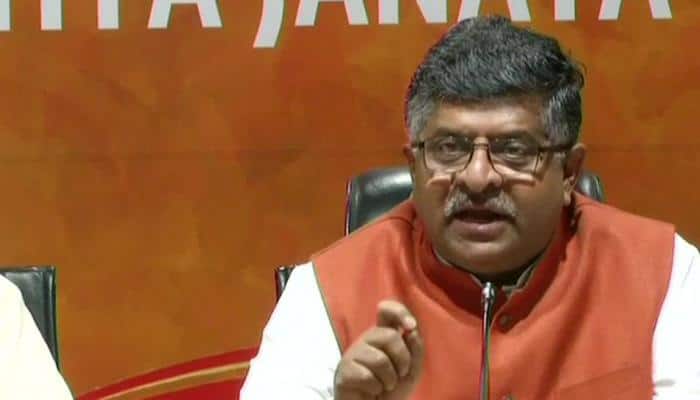 Congress, SP, BSP raking up Dalit issue, Babasaheb Ambedkar's ideals for political gains: Ravi Shankar Prasad BJP