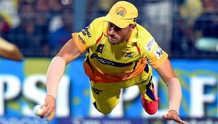 IPL 2018: CSK&#039;s Faf du Plessis not yet ready to play as he has a slight strain and a small fracture