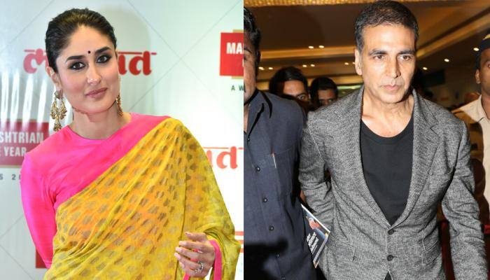 Kareena, Akshay honoured at the Lokmat Maharashtrian of the Year Awards