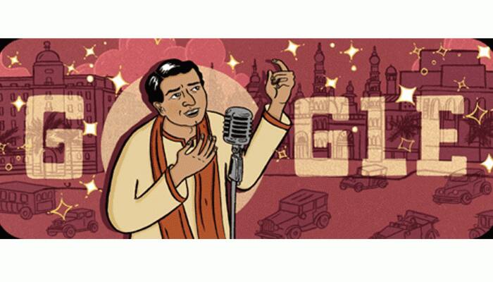 Google Doodle remembers KL Saigal&#039;s on 114th birth anniversary