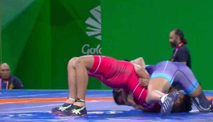 Commonwealth Games 2018: Wrestler Babita Kumari beats Bose Samuel of Nigeria in the Freestyle 53-kilogram Nordic category