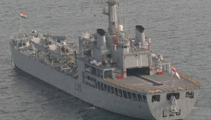 Landing Ship Tank INS Magar joins Southern Naval Command