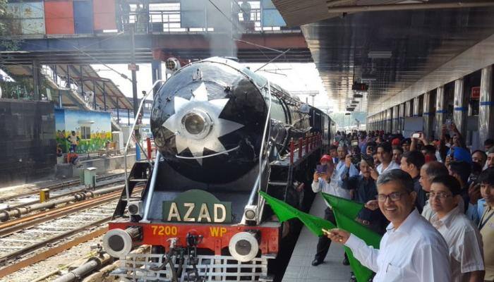 Railways pulls off steam engine train to celebrate 63rd railway week