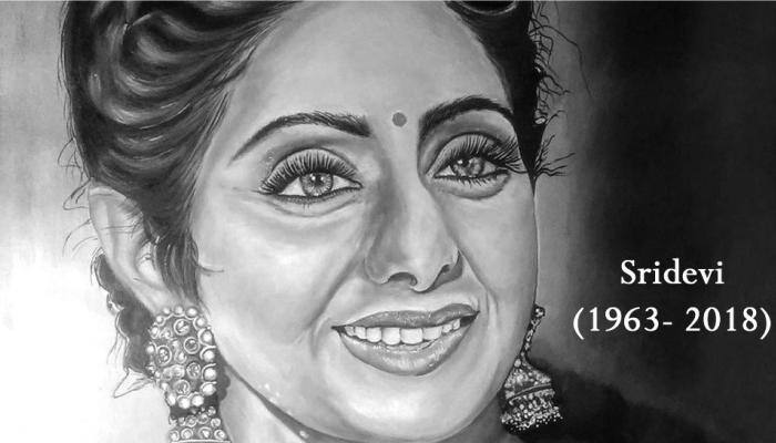 Ms. Sridevi Drawing by Allwyn Furtado - Pixels