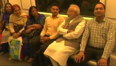 Watch: PM Modi surprises metro commuters, inaugurates Ambedkar Memorial