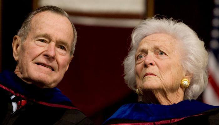 Barbara Bush, wife of ex-President George H.W. Bush, in 'failing health'