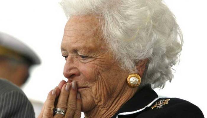 Former US first lady Barbara Bush dies at 92 lady Barbara Bush dead at 92