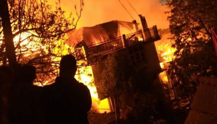 Massive fire engulfs 40 houses in village near Shimla
