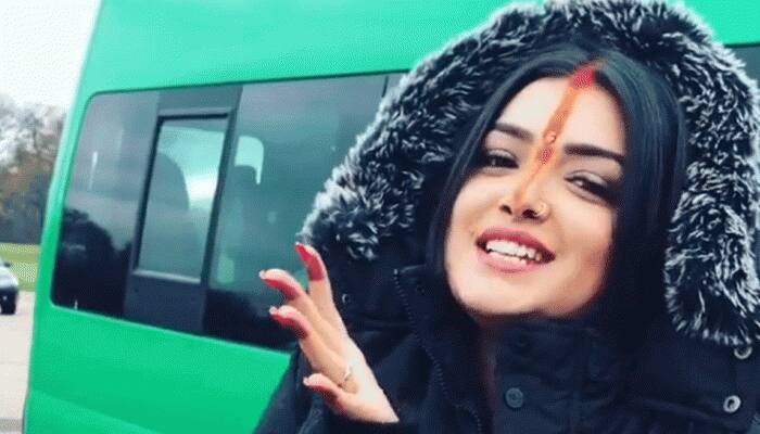 Bhojpuri star Amrapali Dubey shoots in a Lamborghini - Watch