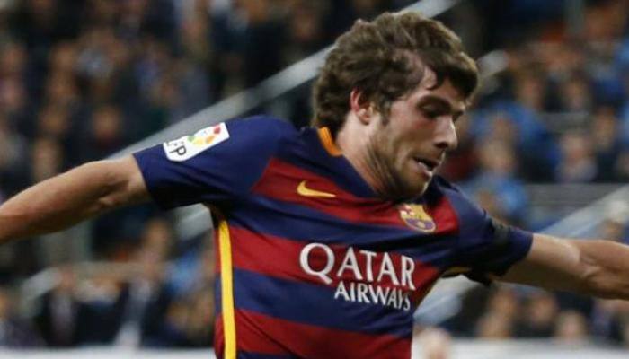 La Liga: Barcelona hold on for draw at Celta Vigo after Sergi Roberto sent off