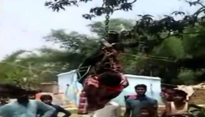 Bihar: Man hung upside down, beaten for allegedly stealing a mobile phone