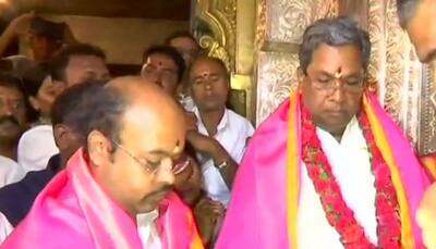 Karnataka assembly elections 2018: After seeking blessings in earnest, Siddaramaiah files nomination