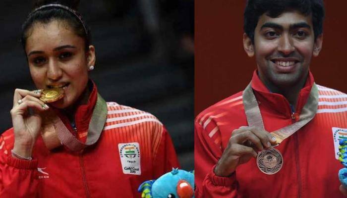 Gold Coast CWG 2018 medal winners Manika Batra, Harmeet Desai recommended for Arjuna Award