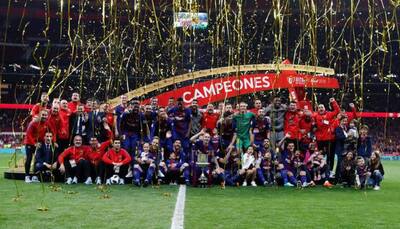 Barcelona hammer Sevilla to win 30th Copa del Rey