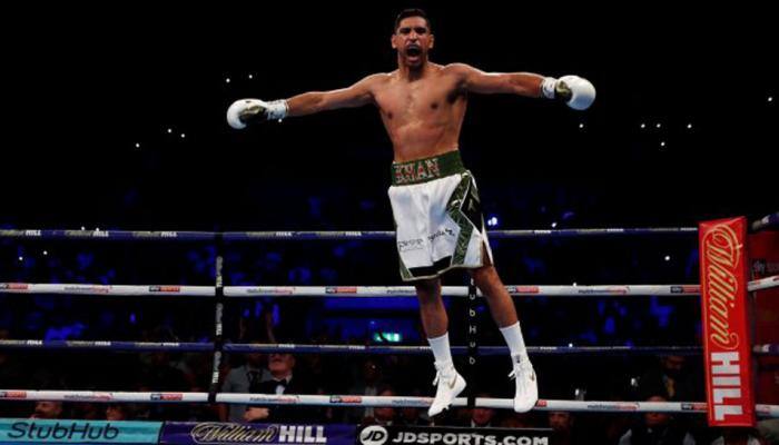 Watch: Amir Khan wins first fight in 2 years in 39 seconds