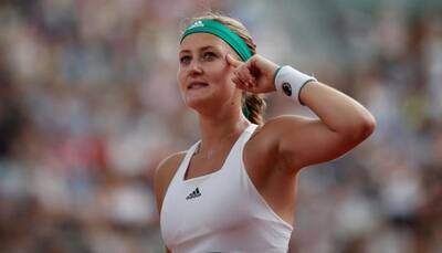 Tennis: Kristina Mladenovic draws France level with US in Fed Cup semis