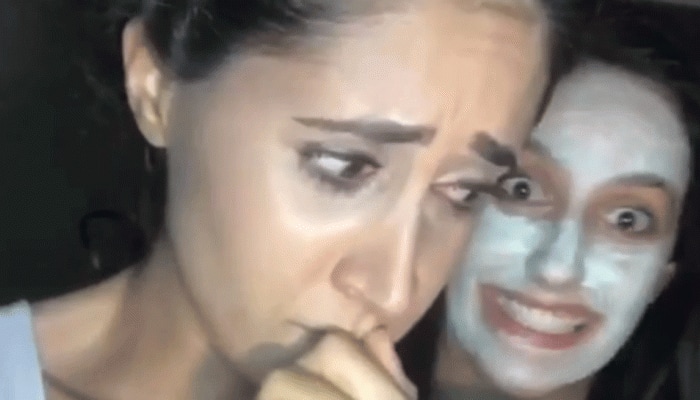 Nora Fatehi&#039;s face mask video will show you how to have fun with a friend - Watch