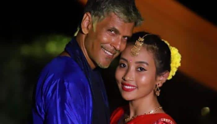 Milind Soman-Ankita Konwar dancing to &#039;Dil Le Gayi&#039; song on wedding day defines couple goals—Watch