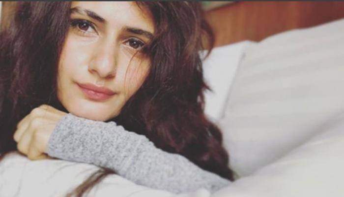 Fatima Sana Shaikh wears pretty pink dress to gym but it's her shaved eyebrow which steals the show—Photos