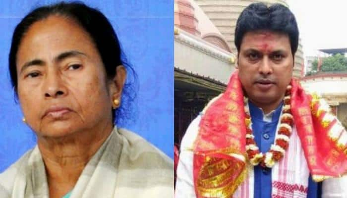 Get your brain examined, visit temple for peace: Tripura CM Biplab Kumar Deb&#039;s advise to West Bengal CM Mamata Banerjee