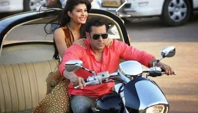 Salman Khan takes Jacqueline Fernandez on a bike ride in Kashmir—Watch video