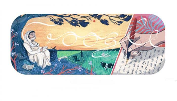 Google doodle celebrates Jnanpith awardee Mahadevi Varma