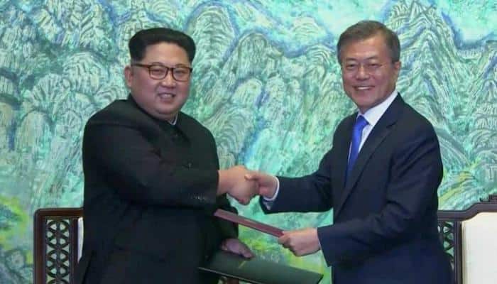 Korean leaders aim for end of war, &#039;complete denuclearisation&#039; in Korean Peninsula after historic summit