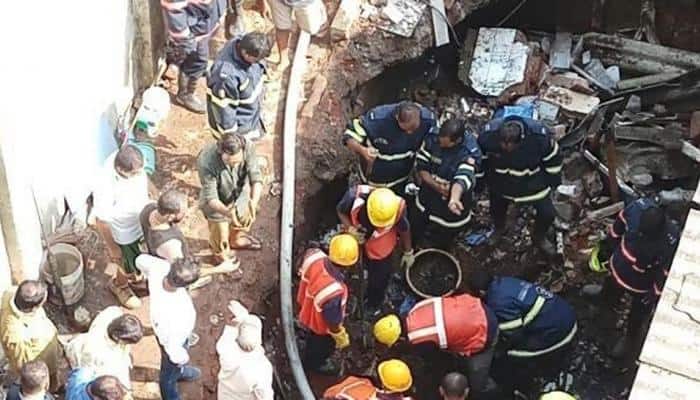 Public toilet complex collapses in Bhandup in Mumbai, two dead