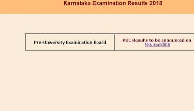 Karnataka PUC Exam Results 2018 : Check karresults.nic.in for 2nd PUC Result 2018, see kseeb.kar.nic.in for PUC II Class 12th Results