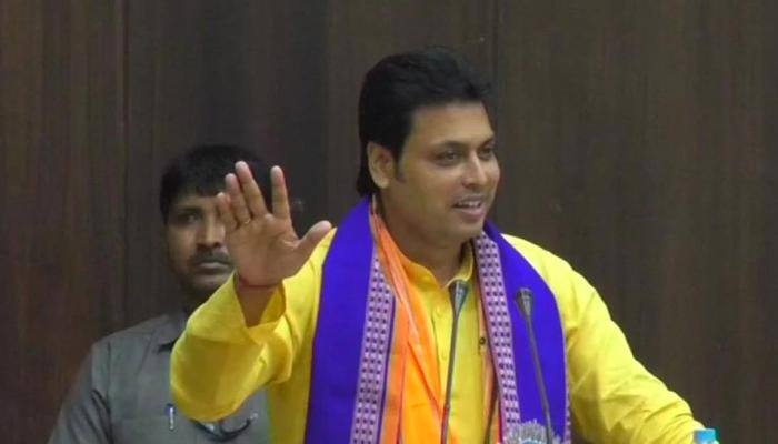 Don&#039;t run after political parties for job and waste your time: Tripura CM Biplab Deb
