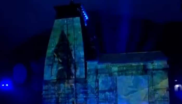 Watch: Laser light show on Lord Shiva set against the Himalayas in Kedarnath