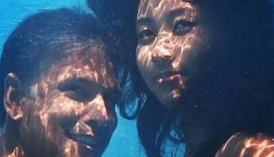 Milind Soman-Ankita Konwar's first underwater pic will wash away your morning blues!