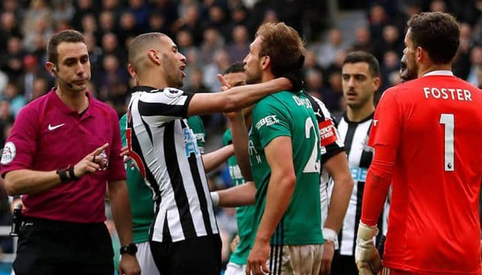 FA charges Newcastle United&#039;s Islam Slimani with violent conduct