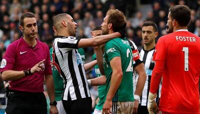 FA charges Newcastle United's Islam Slimani with violent conduct