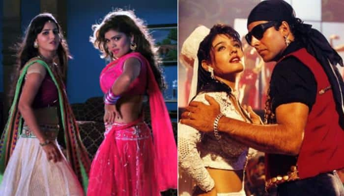 Watch Bhojpuri version of Raveena Tandon&#039;s superhit song &#039;Tu Cheez Badi Hai Mast&#039; and decide which one you like!