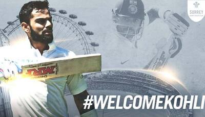 Surrey welcome 'biggest name' Virat Kohli with open arms