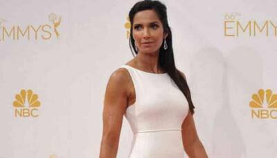 Supermodel Padma Lakshmi enjoys pizza in a sultry photoshoot 