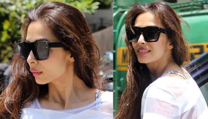 Malaika Arora clicked outside her gym in her 'favourite' pink shoes — See her photos
