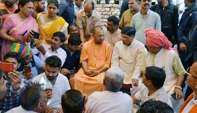 Yogi Adityanath meets dust storm-affected families in Agra district, promises house, other help