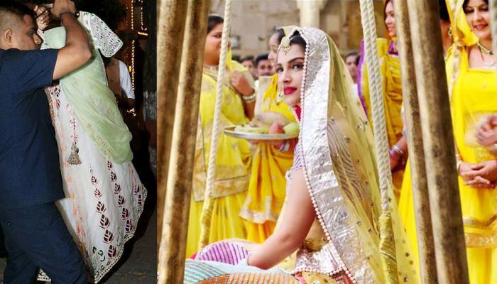 Sonam Kapoor-Anand Ahuja wedding: Will the bride wear this lehenga on her mehendi—Photos
