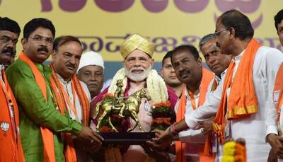 Congress trying to find excuses for impending defeat in Karnataka polls: PM Modi
