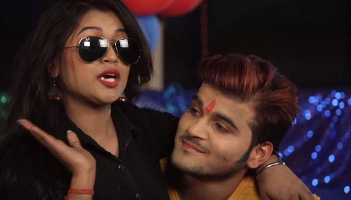 Bhojpuri movie serial kisser Arvind Akela Kallu's sizzling song with Dimpal Singh has gone viral—Watch