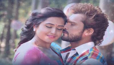 Khesari Lal Yadav and Kajal Raghwani's Dupatta Asmaani song from Dulhin Ganga Paar Ke is refreshing - Watch