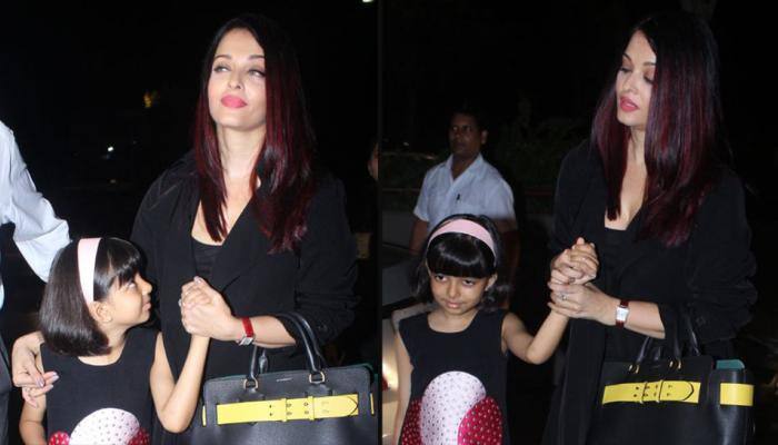 Aishwarya Rai Bachchan, daughter Aaradhya leave for prestigious Cannes Film Festival — See pic