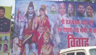 Tej Pratap and Aishwarya Rai as Shiv and Parvati? Poster sparks outrage