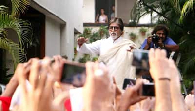 Amitabh Bachchan greets fans outside Jalsa, thanks for 102 Not Out success