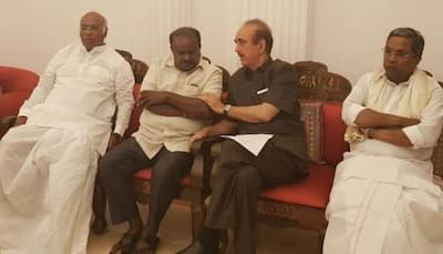 JDS-Congress delegation meets Karnataka Governor, stakes claim to form government