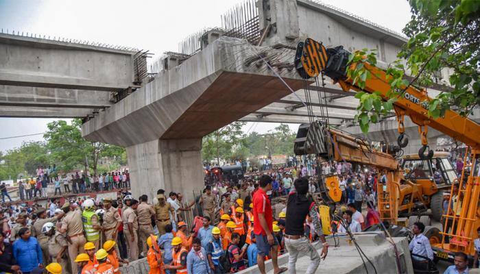 At least 18 killed as under-construction flyover collapses in Varanasi; many feared trapped under debris 