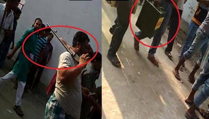 Watch: Miscreants escape with ballot box as chaos ensue during WB Panchayat repolling